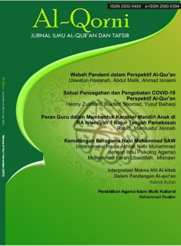 					View Vol. 6 No. 1 (2021): Jurnal Ilmu Al-Qur'an dan Tafsir 
				